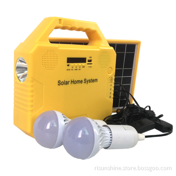 Best selling 2018 solar panel garden light system 3W 6W 10W lighting kit